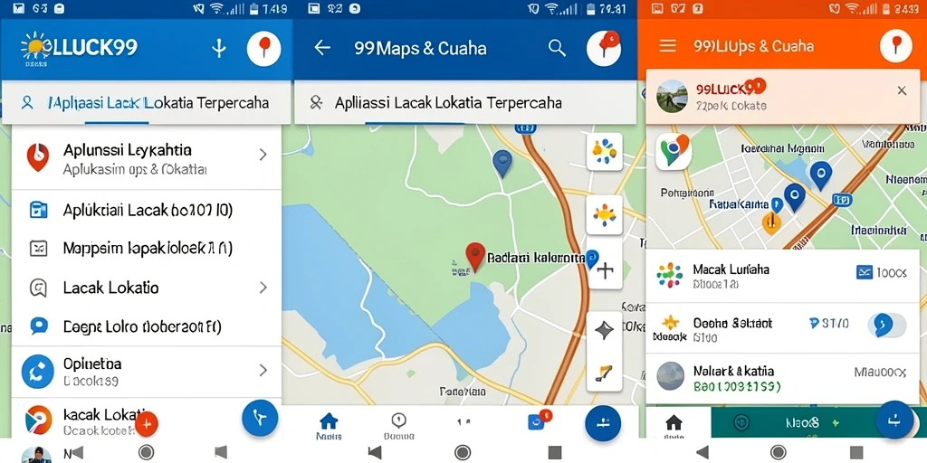 Antarmuka sederhana dan informatif dari 99LUCK99.