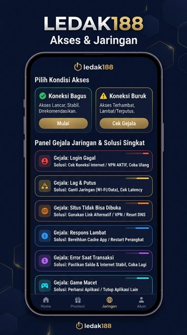 Tampilan link alternatif ledak188