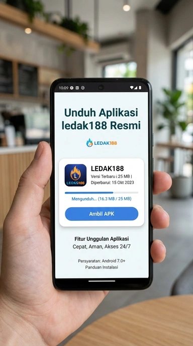 Tampilan halaman APK ledak188